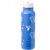 Silver Buffalo Disney Lilo and Stitch Featuring Stitch and Angel Stainless Steel Water Bottle with Strap, 27 Ounces