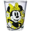 Silver Buffalo Disney Mickey and Minnie Mouse 4 Piece Mini Glass Set, 1.5 Ounces(Multicolor)