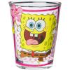 Silver Buffalo SpongeBob SquarePants Poses 4 Pack Mini Glass Set, 1.5 Ounces