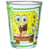 Silver Buffalo SpongeBob SquarePants Poses 4 Pack Mini Glass Set, 1.5 Ounces
