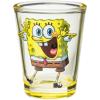 Silver Buffalo Spongebob Squarepants Painted Rendered Characters 4pc. 1.5oz. Mini Glass Set 4×1(Multicolor)