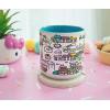 Silver Buffalo Hello Kitty Destination Neighborhood 13oz Single Stackable Ceramic Mug