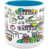 Silver Buffalo Hello Kitty Destination Neighborhood 13oz Single Stackable Ceramic Mug