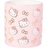 Silver Buffalo Sanrio Hello Kitty Pink and Gold Chrome Ceramic Mug with Bow 3D Sculpted Handle, 20 Ounces