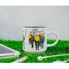 Silver Buffalo Star Trek Stackable Ceramic Mug Featuring Star Trek Characters including Gorn, Mugato, Khan, Salt Vampire, and Spock, 13 Ounces(Multicolor)