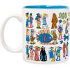 Silver Buffalo Where’s Waldo Ceramic Mug, Waldo Crowd Scene, 20 Ounces