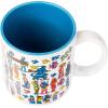 Silver Buffalo Where’s Waldo Ceramic Mug, Waldo Crowd Scene, 20 Ounces