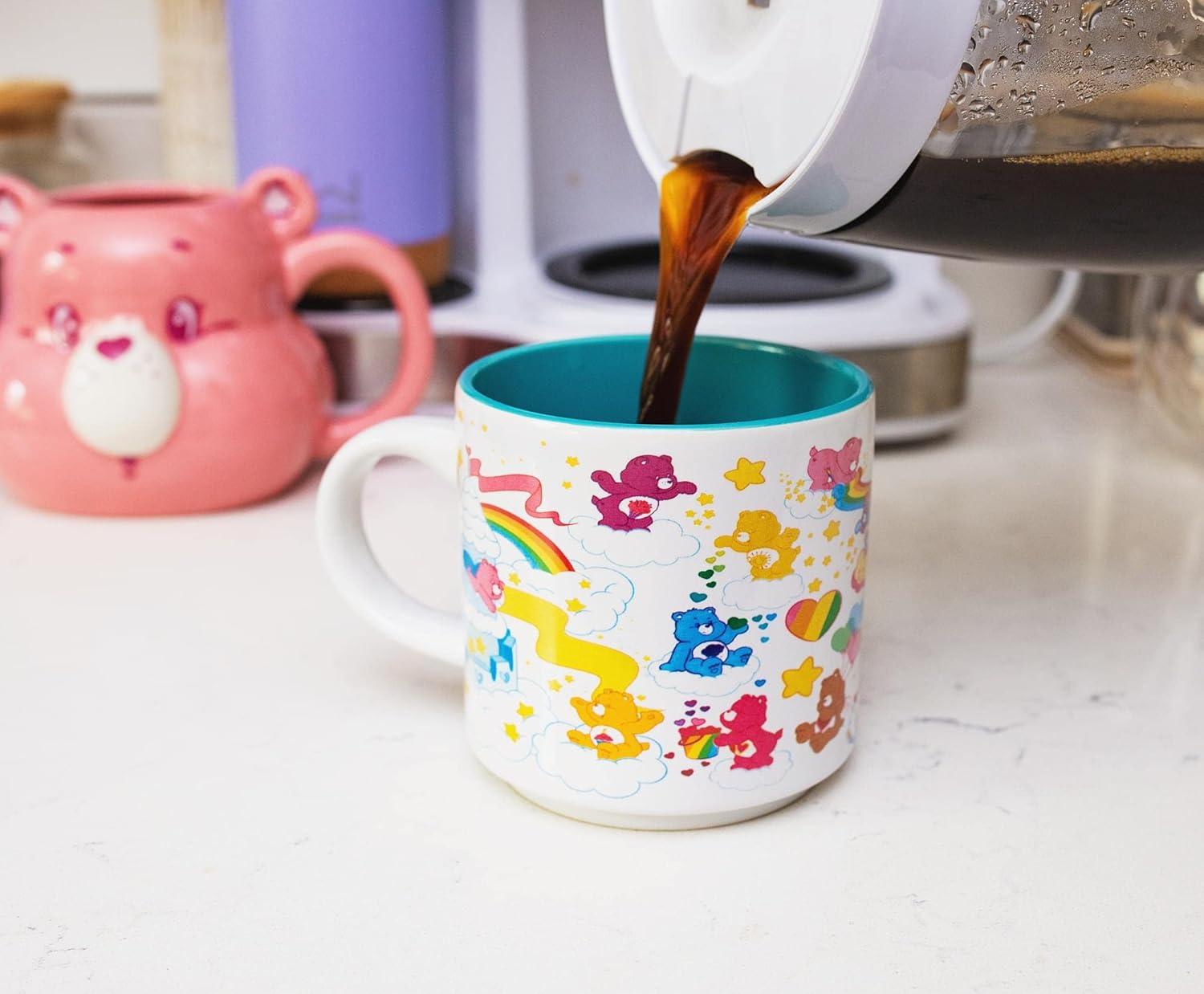 image:imageSilver Buffalo Care Bears Good Luck Bear Rainbow Cloud St Patricks Day Ceramic Mug 20 OuncesCareALot