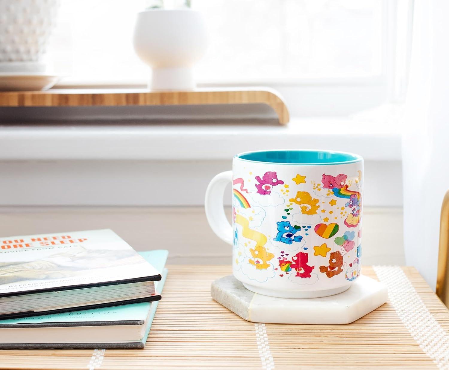 image:imageSilver Buffalo Care Bears Good Luck Bear Rainbow Cloud St Patricks Day Ceramic Mug 20 OuncesCareALot