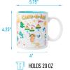 Silver Buffalo Care Bears Good Luck Bear Rainbow Cloud St. Patrick’s Day Ceramic Mug, 20 Ounces(White/Multi)