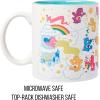 Silver Buffalo Care Bears Good Luck Bear Rainbow Cloud St. Patrick’s Day Ceramic Mug, 20 Ounces(White/Multi)