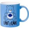 Silver Buffalo Care Bears Good Luck Bear Rainbow Cloud St. Patrick’s Day Ceramic Mug, 20 Ounces(Blue/Multi)