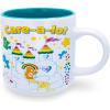 Silver Buffalo Care Bears Good Luck Bear Rainbow Cloud St. Patrick’s Day Ceramic Mug, 20 Ounces(Care-A-Lot)