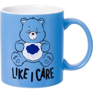 Silver Buffalo Care Bears Good Luck Bear Rainbow Cloud St. Patrick’s Day Ceramic Mug, 20 Ounces(Blue/Multi)