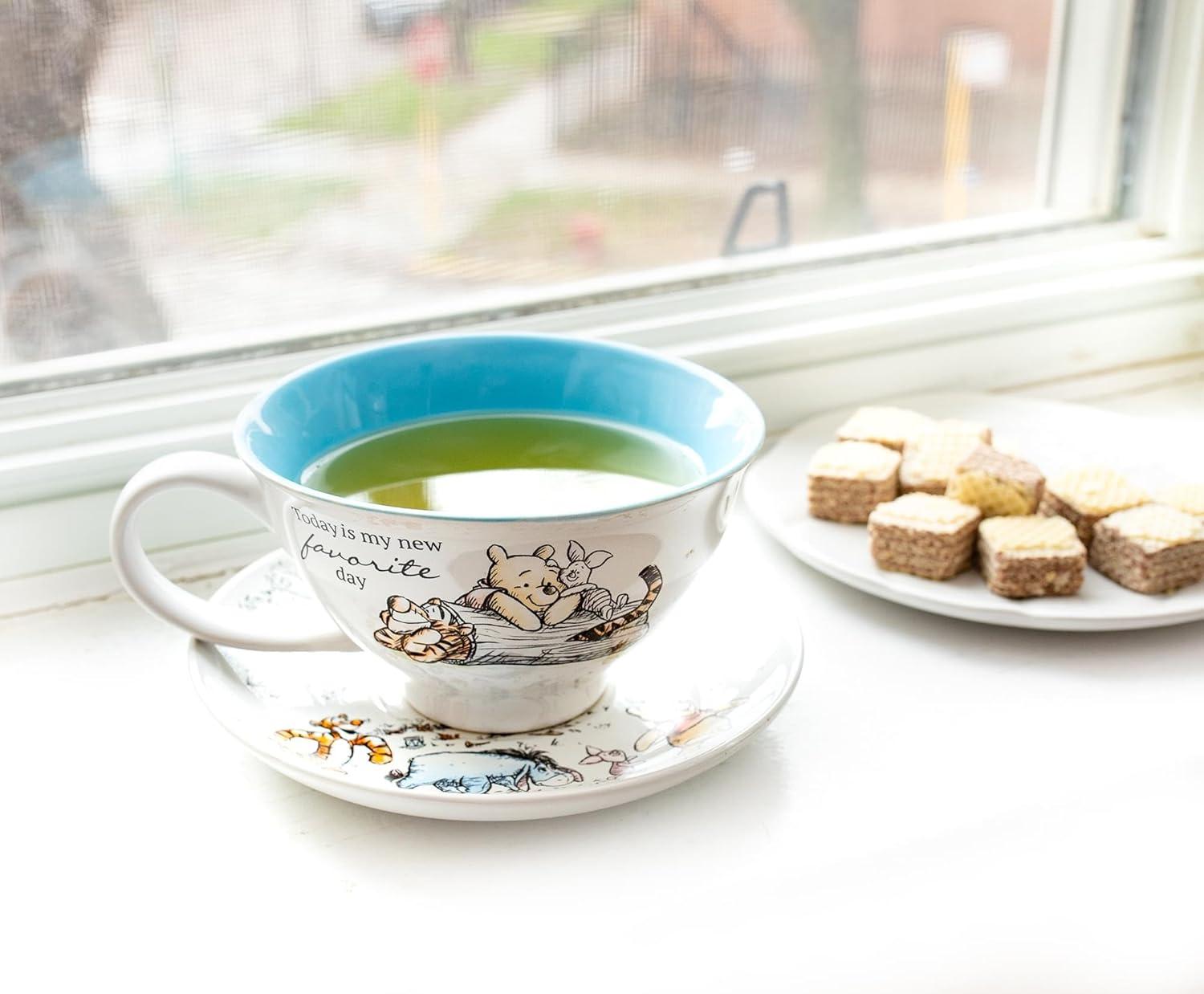 image:imageSilver Buffalo Friends Central Perk Logo Ceramic Teacup and Saucer 12 OuncesDisney Winnie the Pooh