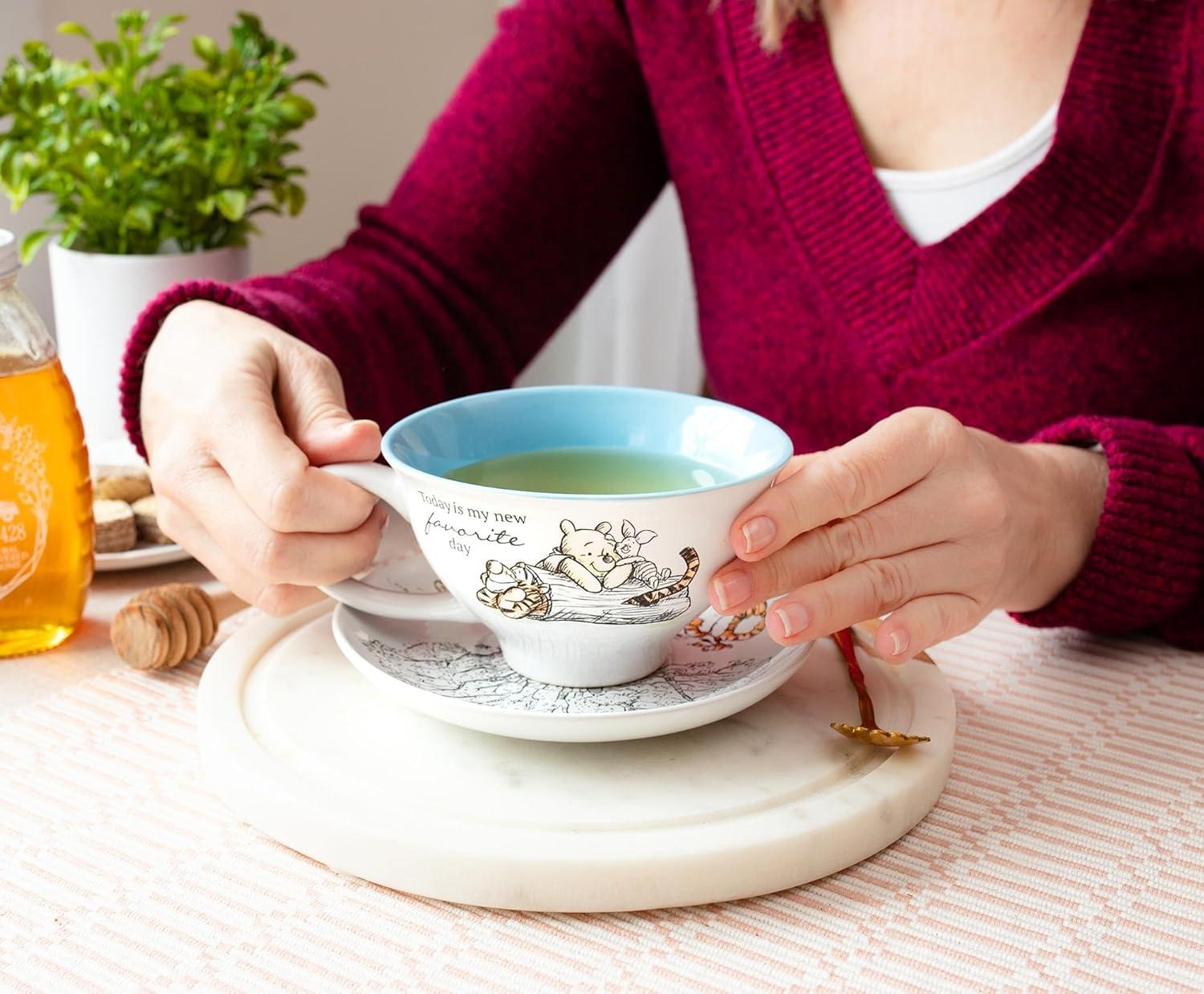 image:imageSilver Buffalo Friends Central Perk Logo Ceramic Teacup and Saucer 12 OuncesDisney Winnie the Pooh