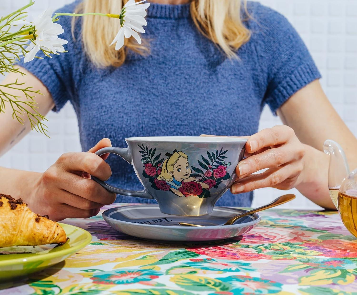 image:imageSilver Buffalo Friends Central Perk Logo Ceramic Teacup and Saucer 12 OuncesOh My Boxed
