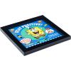 Silver Buffalo SpongeBob SquarePants “Stay Positive” Gel Coat Framed MDF Wall Art Featuring SpongeBob SquarePants and Mr. Krabs, 6″ x 6″