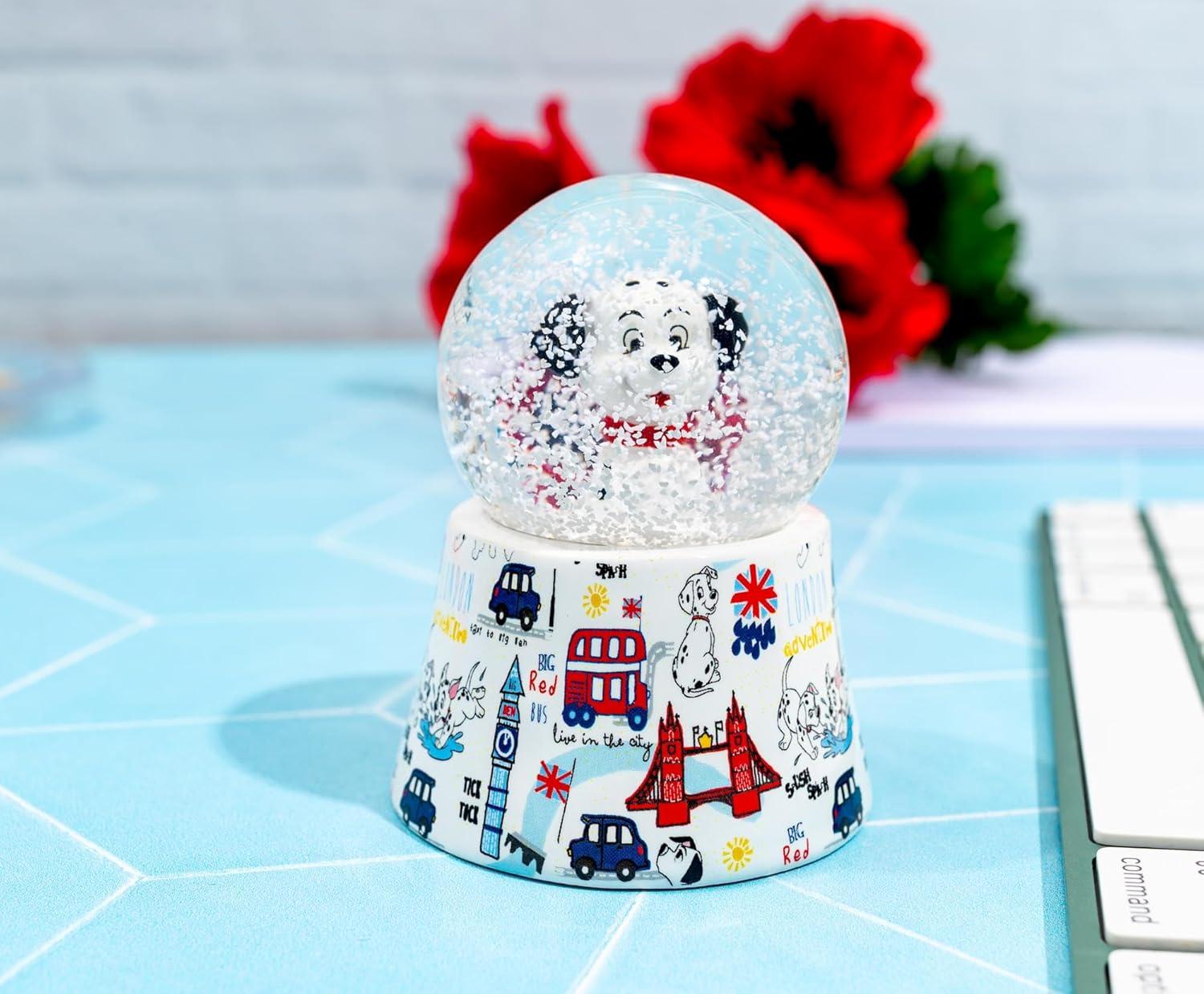 image:imageSilver Buffalo Disney Mickey and Friends Mini Light Up Snow GlobeDaisy Duck38 Inches Tall 45mm Small101 Dalmatians