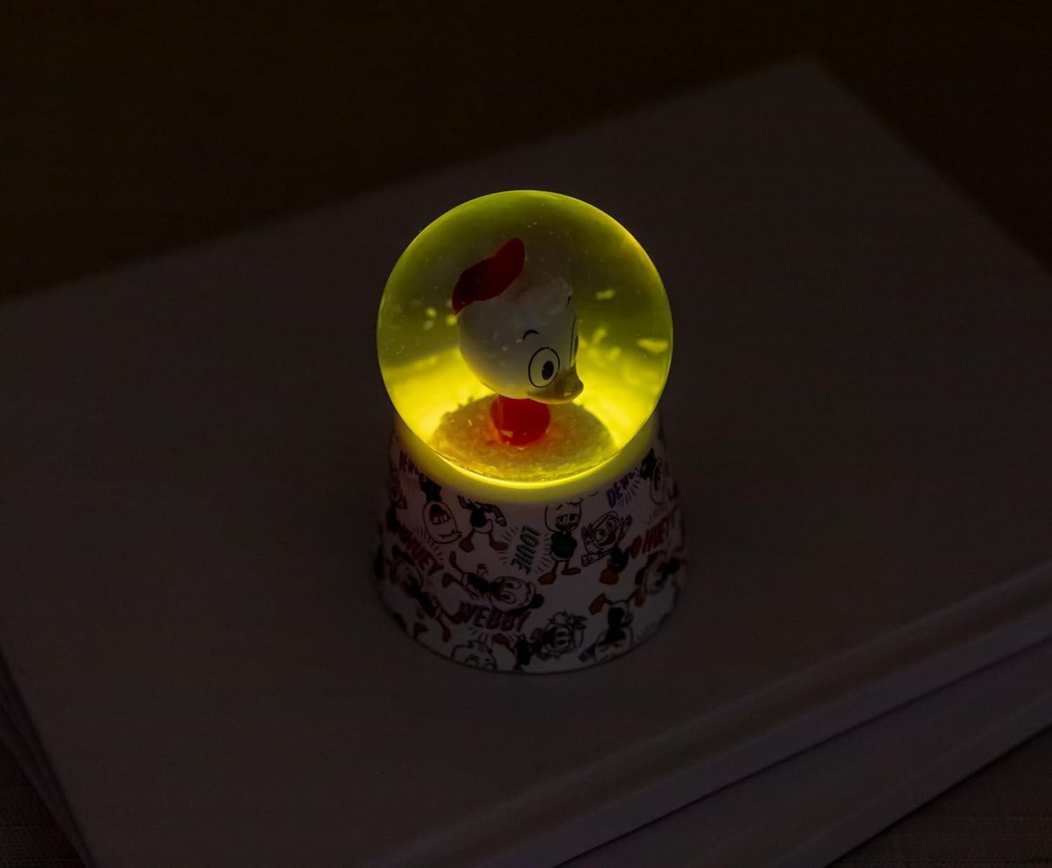 image:imageSilver Buffalo Disney Mickey and Friends Mini Light Up Snow GlobeDaisy Duck38 Inches Tall 45mm SmallHuey Duck