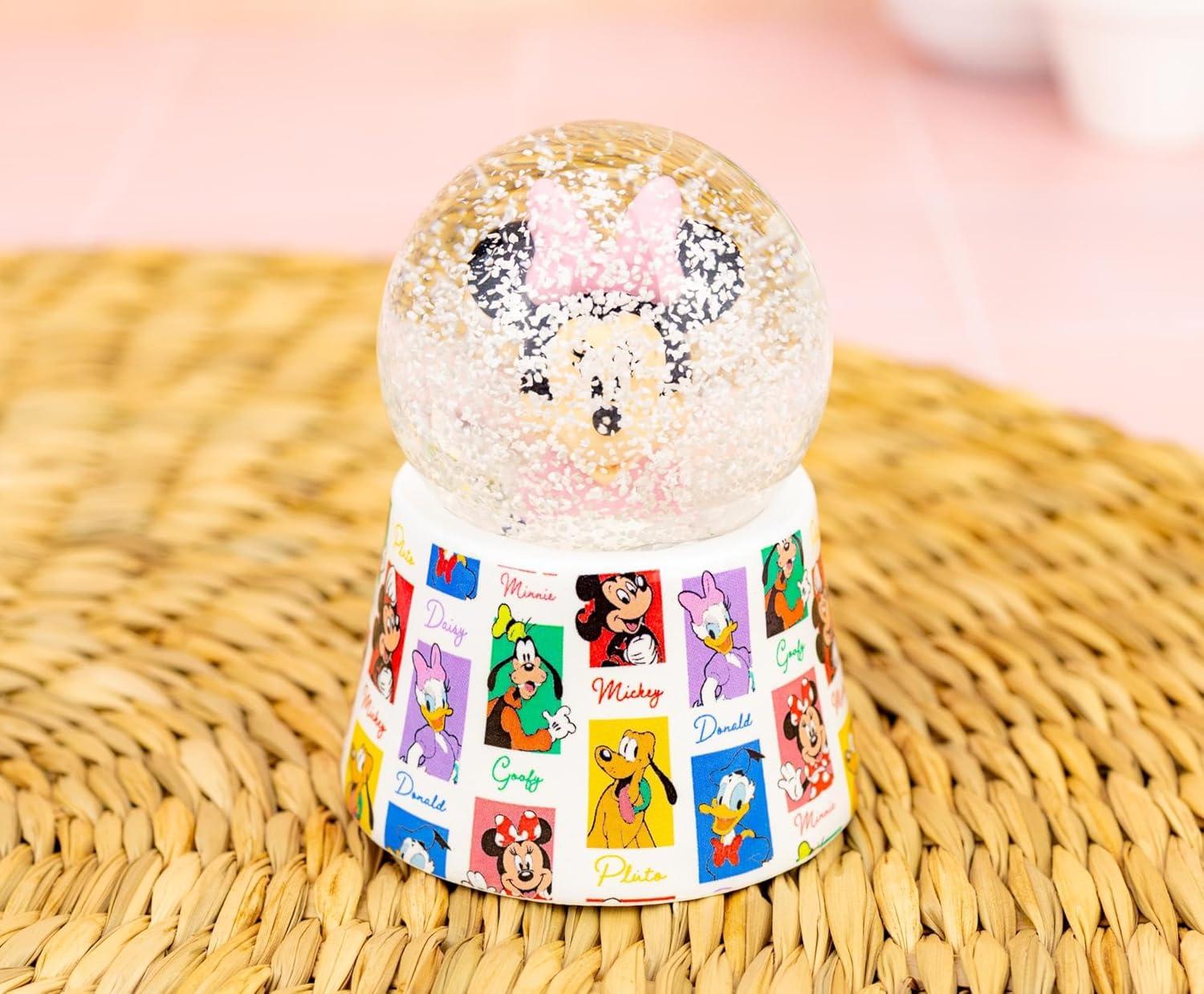 image:imageSilver Buffalo Disney Mickey and Friends Mini Light Up Snow GlobeDaisy Duck38 Inches Tall 45mm SmallMinnie Mouse
