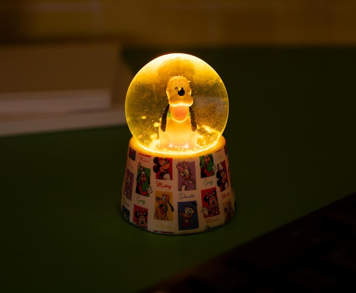 image:imageSilver Buffalo Disney Mickey and Friends Mini Light Up Snow GlobeDaisy Duck38 Inches Tall 45mm SmallPluto