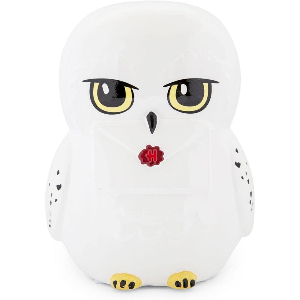 image:imageHarry Potter Chibi Hedwig 8Inch Figural Coin Bank Storage Ceramic with HandPainted Details Coin Jar Storage Box Organizer Money Holder Case Display Wizarding World Hogwarts Gifts
