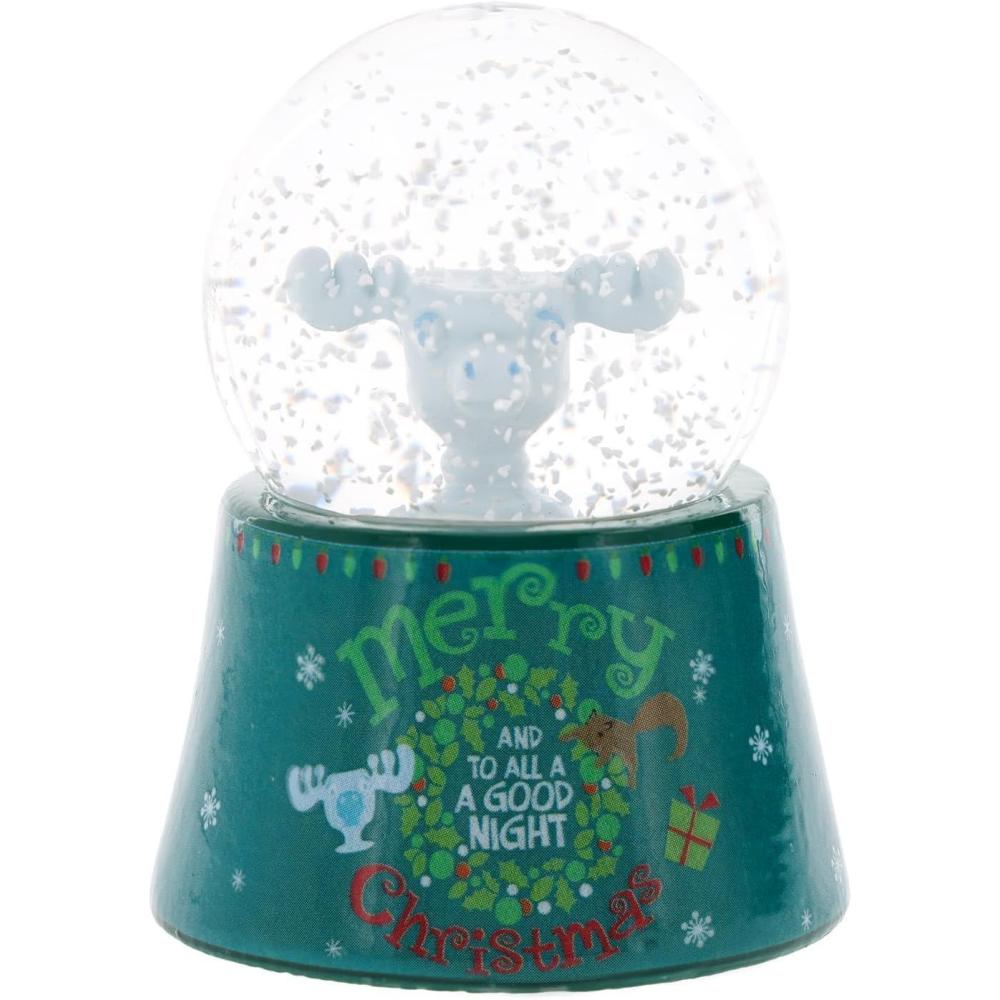 image:imageSilver Buffalo Disney Mickey and Friends Mini Light Up Snow GlobeDaisy Duck38 Inches Tall 45mm SmallChristmas Vacation