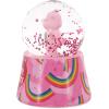 Silver Buffalo Disney Mickey and Friends Mini Light Up Snow Globe│Daisy Duck│3.8 Inches Tall, 45mm (Small)(Care Bears: Cheer Bear)