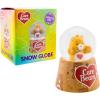 Silver Buffalo Disney Mickey and Friends Mini Light Up Snow Globe│Daisy Duck│3.8 Inches Tall, 45mm (Small)(Care Bears: Tenderheart Bear)