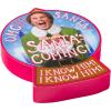 Silver Buffalo Elf “OMG! SANTA!” Large Die Cut MDF Box Wall Sign Featuring Buddy the Elf, 6″ x 1.2″ x 8”