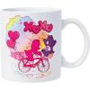 Silver Buffalo Care Bears Bike Ride Glitter Ceramic Mug Featuring Share Bear and Cheer Bear, 20 Ounces