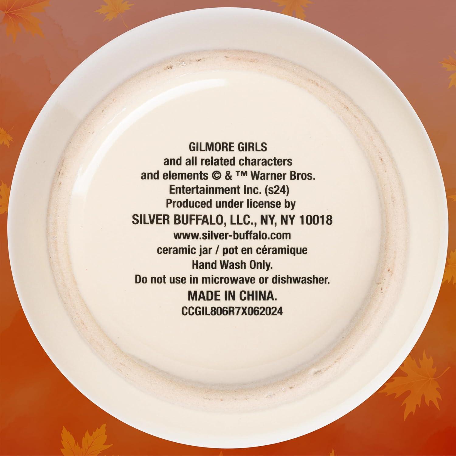 image:imageSilver Buffalo Disney Alice in Wonderland Flowers and Mushrooms Glass Cookie Snack Candy Jar with Lid SmallGilmore Girls Lukes Small Ceramic with Bamboo Lid