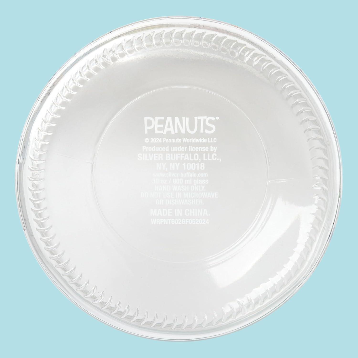 image:imageSilver Buffalo Disney Alice in Wonderland Flowers and Mushrooms Glass Cookie Snack Candy Jar with Lid SmallPeanuts Squad Small Glass