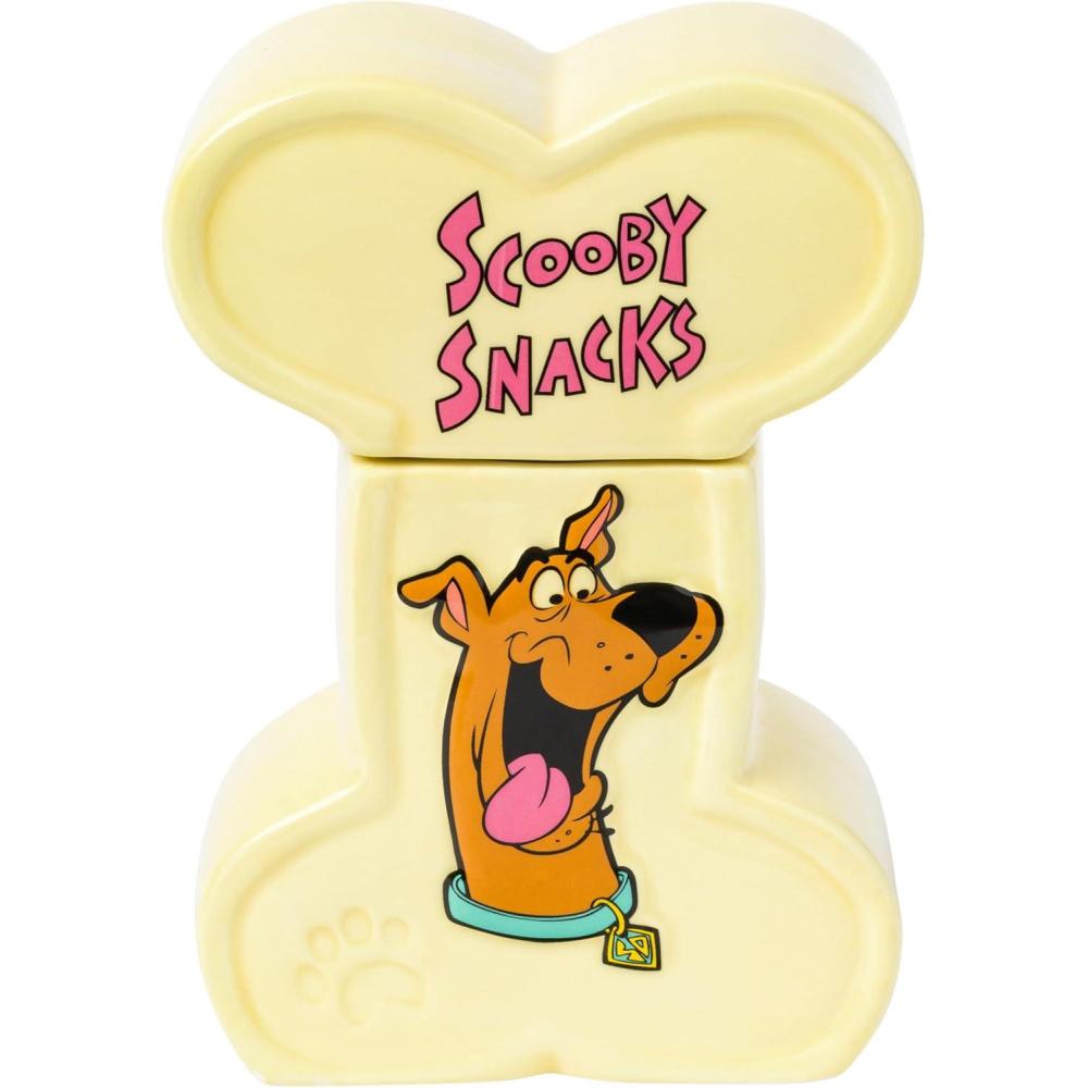 image:imageSilver Buffalo Disney Alice in Wonderland Flowers and Mushrooms Glass Cookie Snack Candy Jar with Lid SmallScooby Doo Scooby Snacks Small Ceramic Sculpted