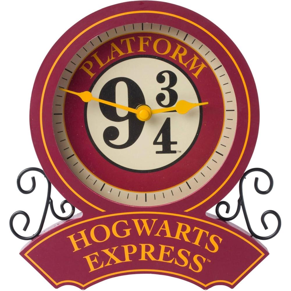 image:imageSilver Buffalo Harry Potter Platform 9 34 Station Wall Clock 944 x 822 InchesRed