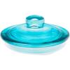 Silver Buffalo Disney Alice in Wonderland Flowers and Mushrooms Glass Cookie Snack Candy Jar with Lid (Small)(Alice in Wonderland Flowers and Mushrooms Small (Glass))