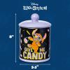 Silver Buffalo Disney Alice in Wonderland Flowers and Mushrooms Glass Cookie Snack Candy Jar with Lid (Small)(Lilo and Stitch Halloween Large (Ceramic))