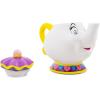 Silver Buffalo Disney Alice in Wonderland Flowers and Mushrooms Glass Cookie Snack Candy Jar with Lid (Small)(Mrs. Potts Small (Ceramic Sculpted))