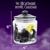 Silver Buffalo Disney Alice in Wonderland Flowers and Mushrooms Glass Cookie Snack Candy Jar with Lid (Small)(Nightmare Before Christmas Moon Hill Graveyard Scene Small (Glass))