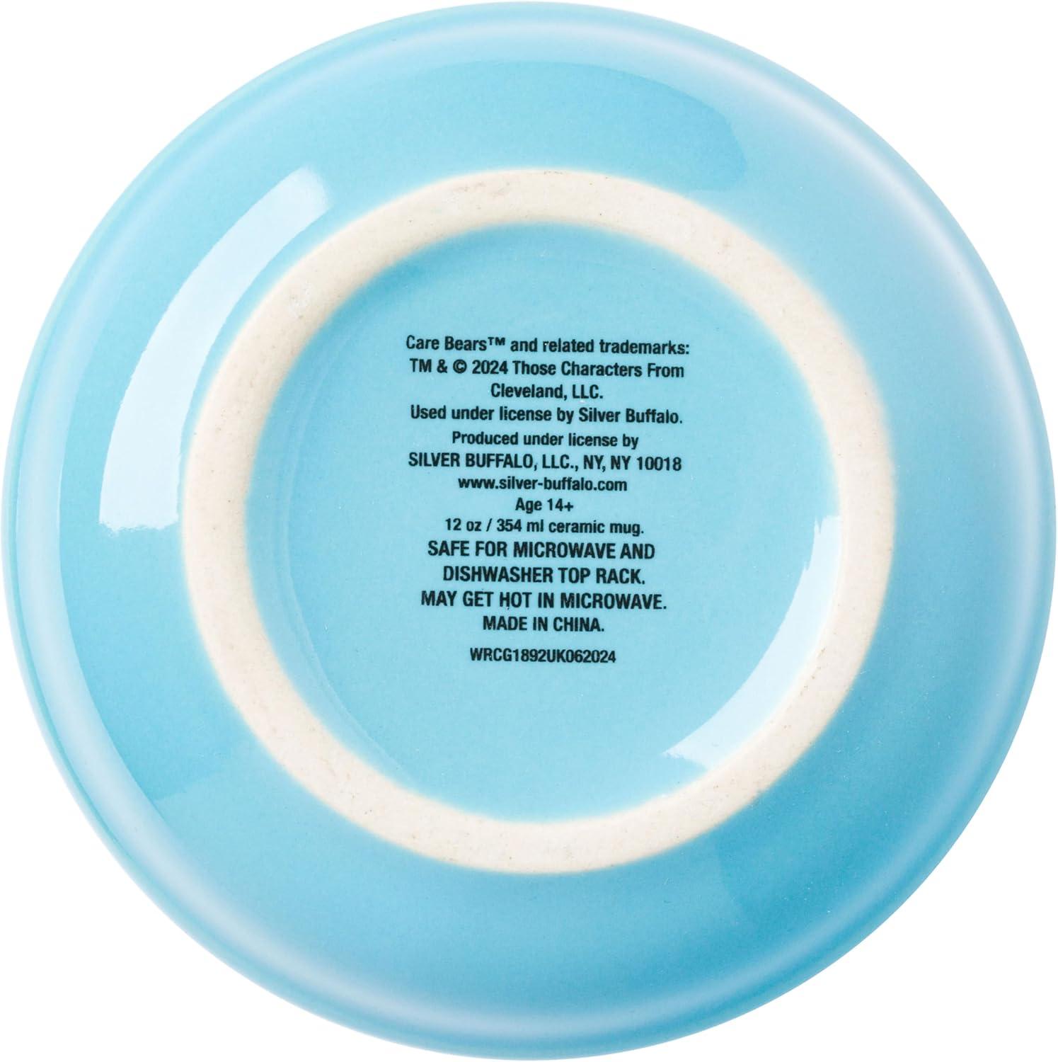 image:imageSilver Buffalo Care Bears 2 Piece Ceramic Asian Tea Cup Set Featuring Grumpy Bear and Cheer Bear 12 Ounces