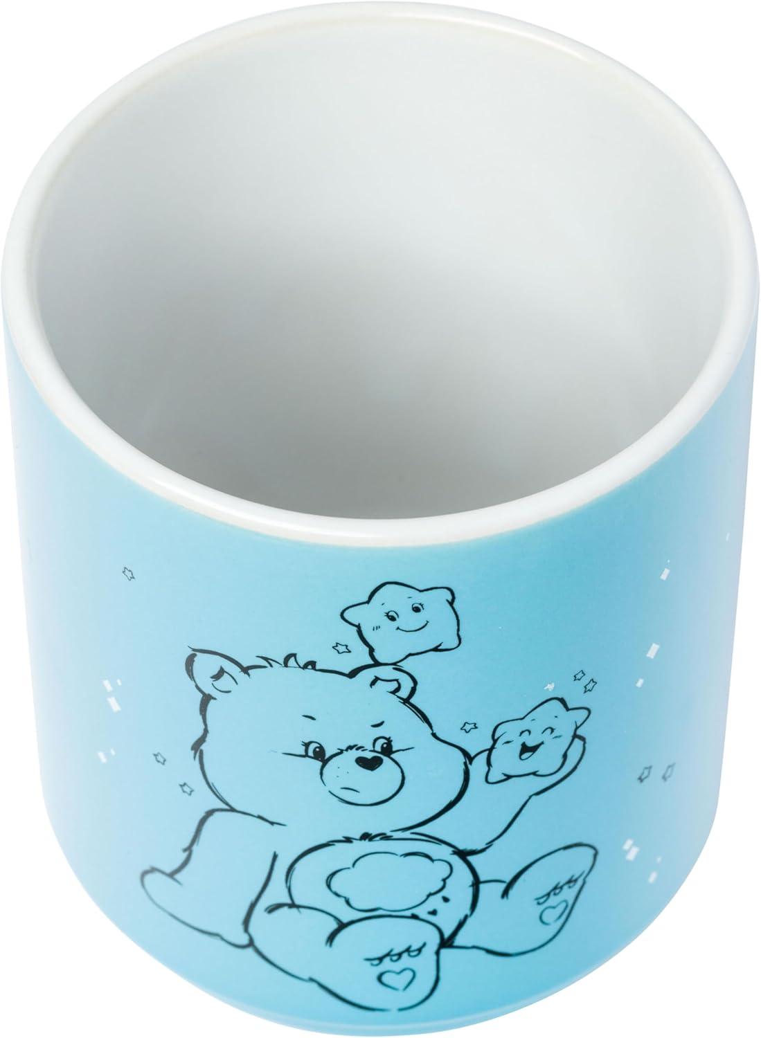 image:imageSilver Buffalo Care Bears 2 Piece Ceramic Asian Tea Cup Set Featuring Grumpy Bear and Cheer Bear 12 Ounces