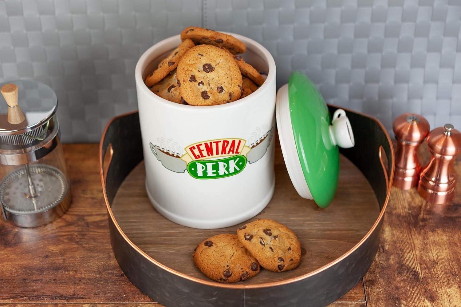 image:imageSilver Buffalo Friends Central Perk Ceramic Cookie Snack Jar LargeFriends Central Perk Ceramic