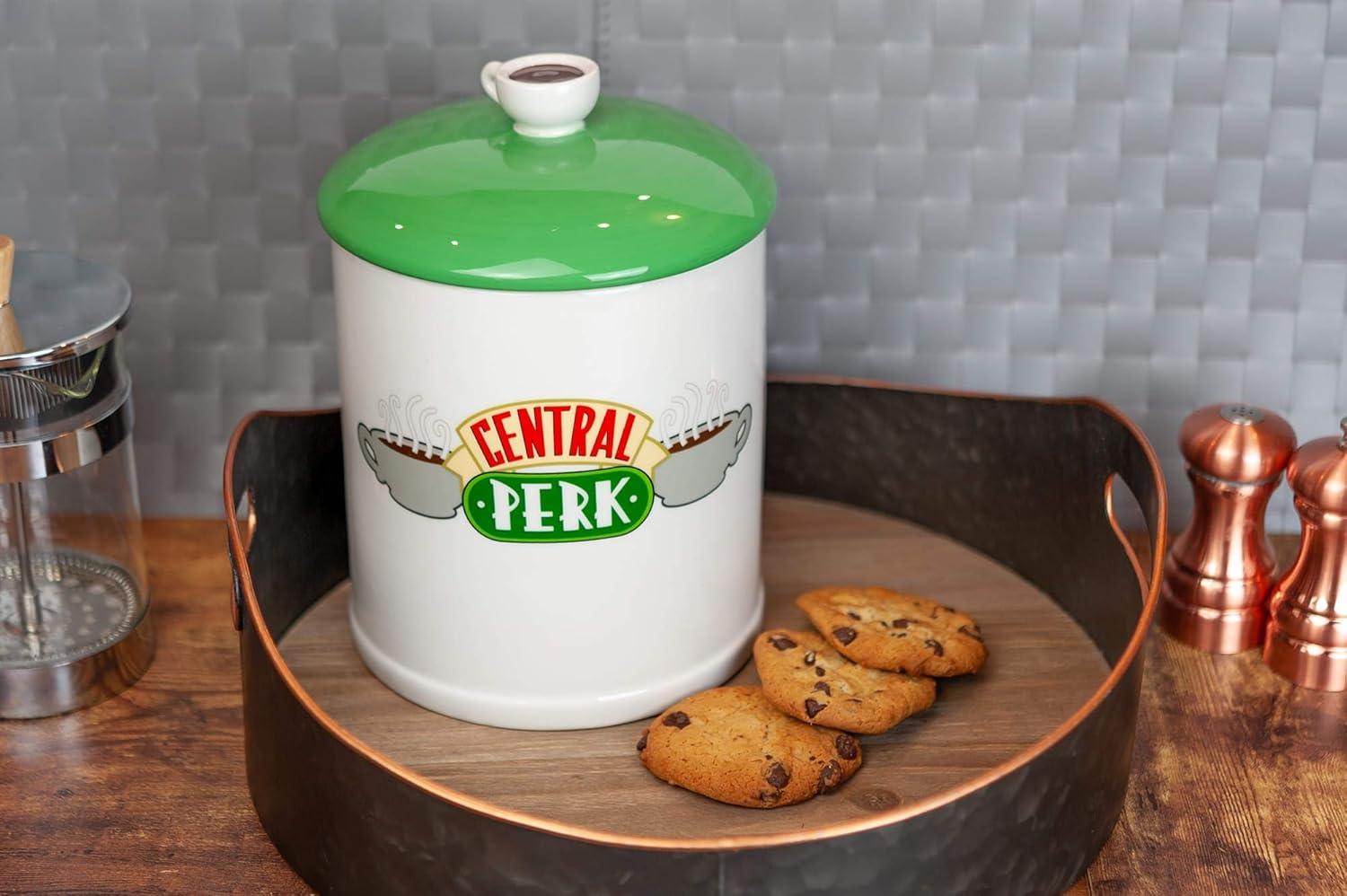 image:imageSilver Buffalo Friends Central Perk Ceramic Cookie Snack Jar LargeFriends Central Perk Ceramic