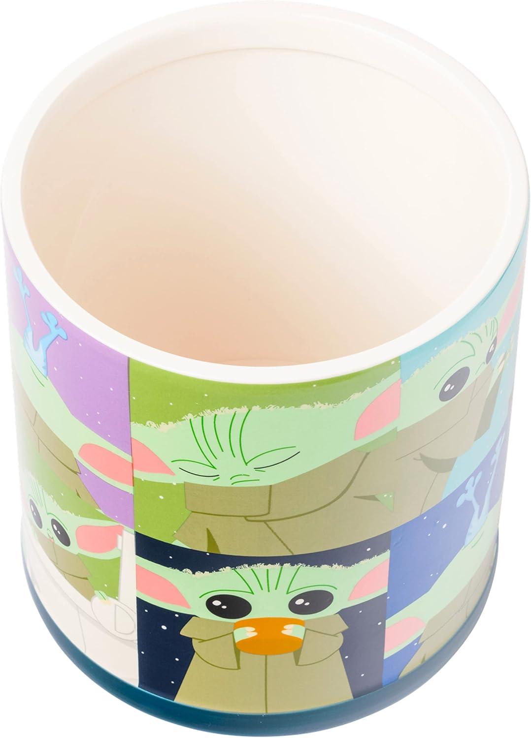 image:imageSilver Buffalo Friends Central Perk Ceramic Cookie Snack Jar LargeThe Mandalorian Grogu Poses Grid Ceramic