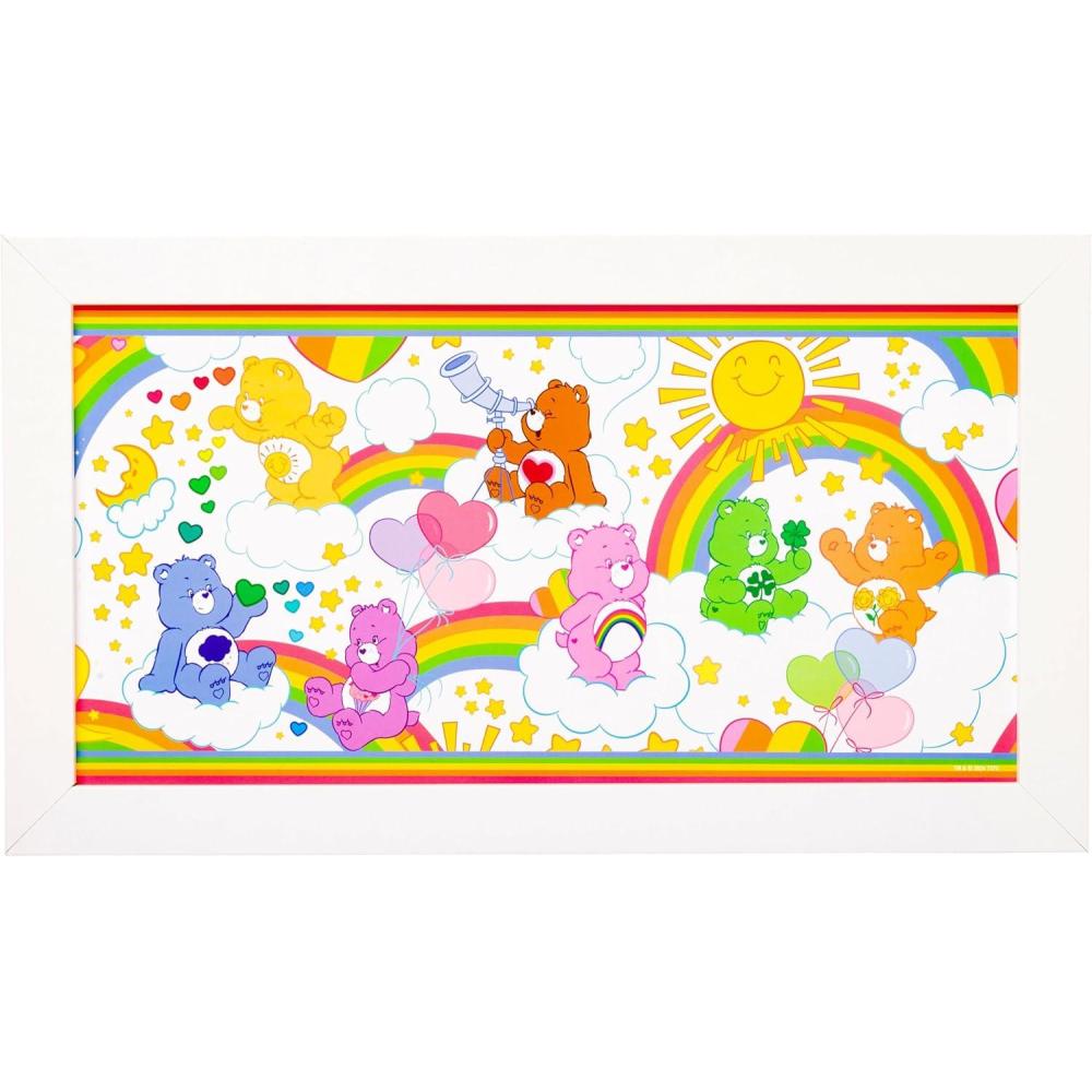 image:imageSilver Buffalo Care Bears Rainbow Stars 10 x 18 Framed MDF Wall Art