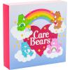 Silver Buffalo Care Bears Glitter Box Wall Sign Featuring Good Luck Bear, Tenderheart Bear, Bedtime Bear, and Cheer Bear, 6″ x 1.5″ x 6″