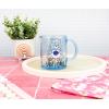 Silver Buffalo Care Bears “Like I Care” Glass Coffee Mug Featuring Grumpy Bear, 17.5 Ounces