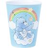 Silver Buffalo Care Bears Rainbow 4 Piece Plastic Mini Cup Set Featuring Cheer, Grumpy, Tenderheart, and Funshine Bear, 1.5 Ounces