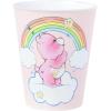 Silver Buffalo Care Bears Rainbow 4 Piece Plastic Mini Cup Set Featuring Cheer, Grumpy, Tenderheart, and Funshine Bear, 1.5 Ounces